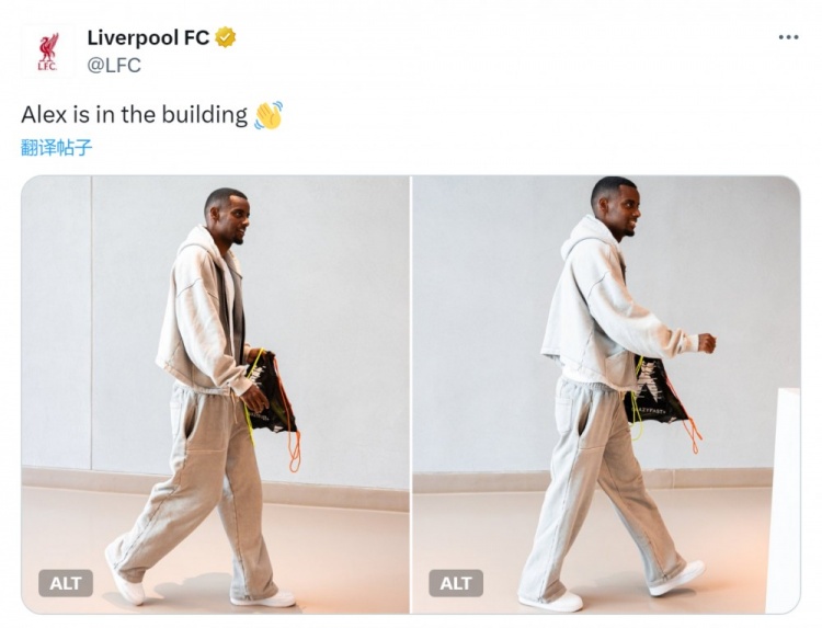 壹号娱乐下载-1.44亿欧新援！利物浦官方社媒晒伊萨克报到照片